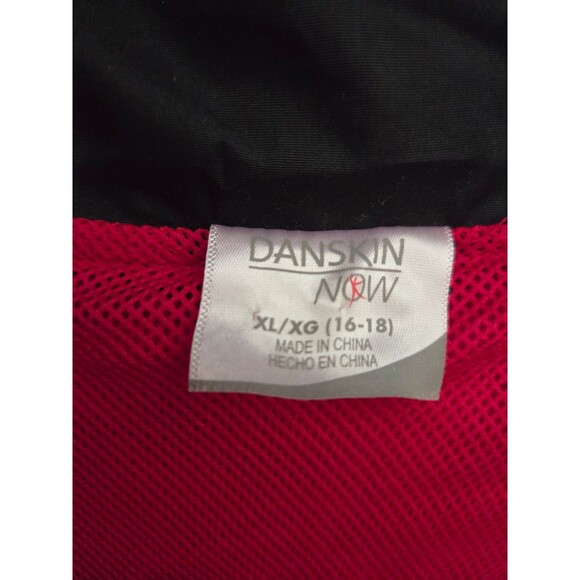 Danskin Now Women's Red & Black Track Jacket X-LARGE (16-18) - Picture 5 of 8